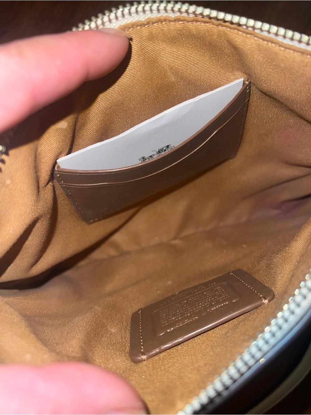 Coach x Star Wars Glitter Gallery Pebbled Leather Purse Wristlet Limited Edition - Picture 6 of 10